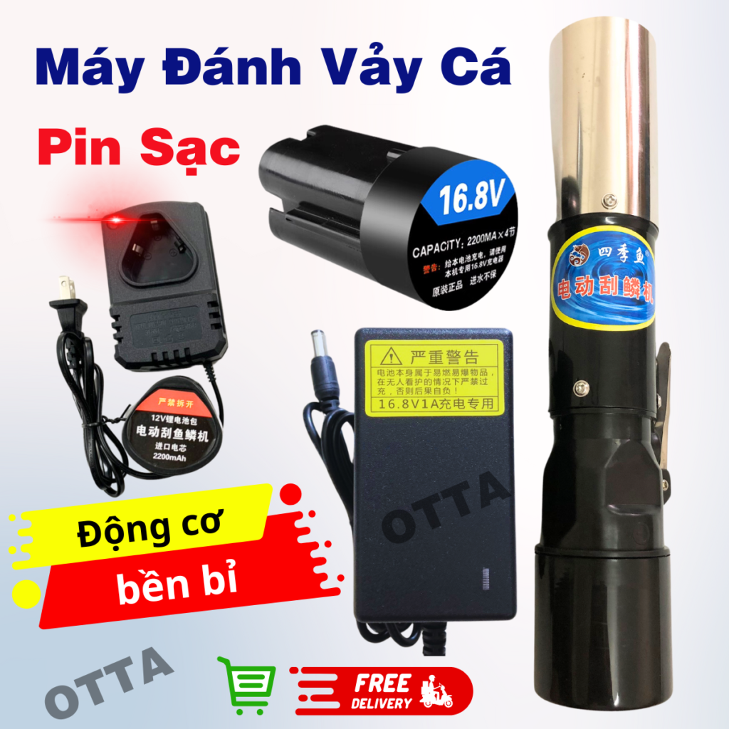 máy đánh vảy cá otta